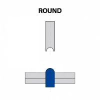 Round head rivet shape formed by servo orbital riveting machine