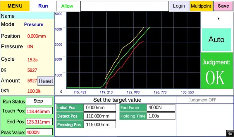 XIRO Electric Servo Press Pressure-Position Curve Monitoring Interface.png XIRO Electric Servo Press Pressure-Position Curve Monitoring Interface.png